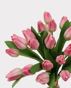 Real Touch Tulip Faux Flower Bouquet - 15"
