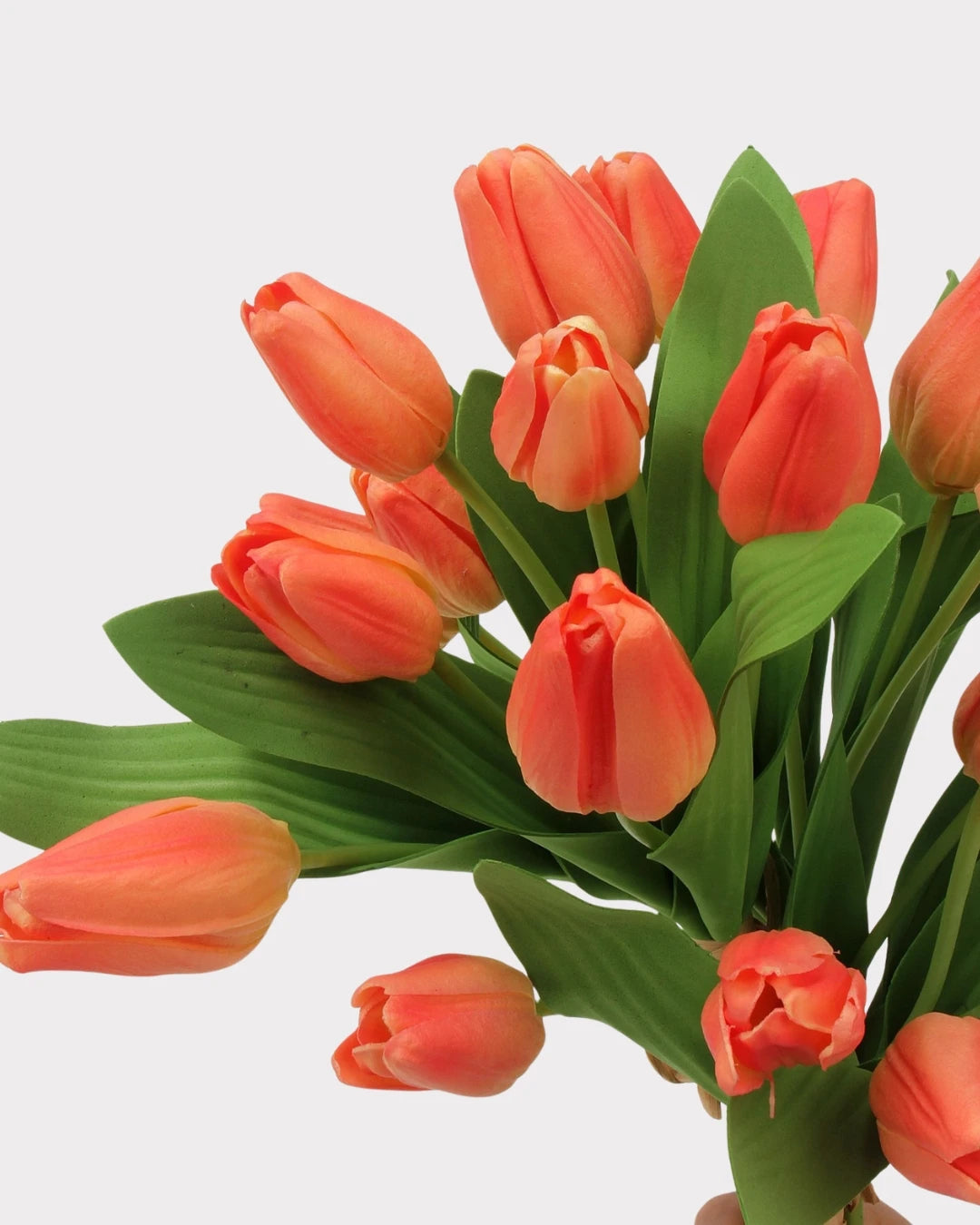 Real Touch Tulip Faux Flower Bouquet - 15"