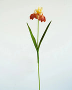 Real Touch Oil Painting Iris Artificial Flower 29"