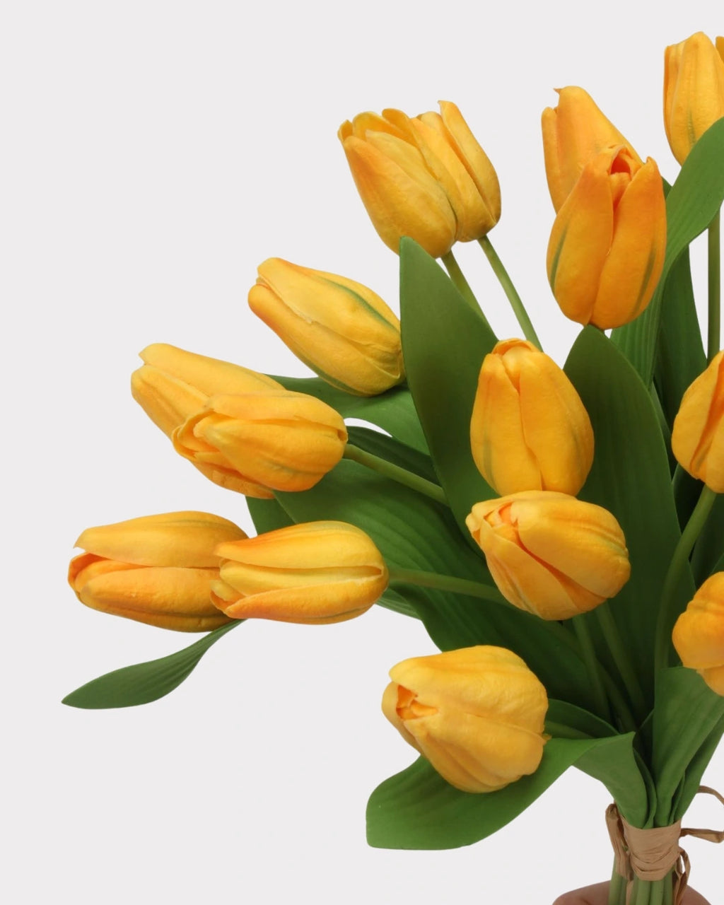 Real Touch Tulip Faux Flower Bouquet - 15"