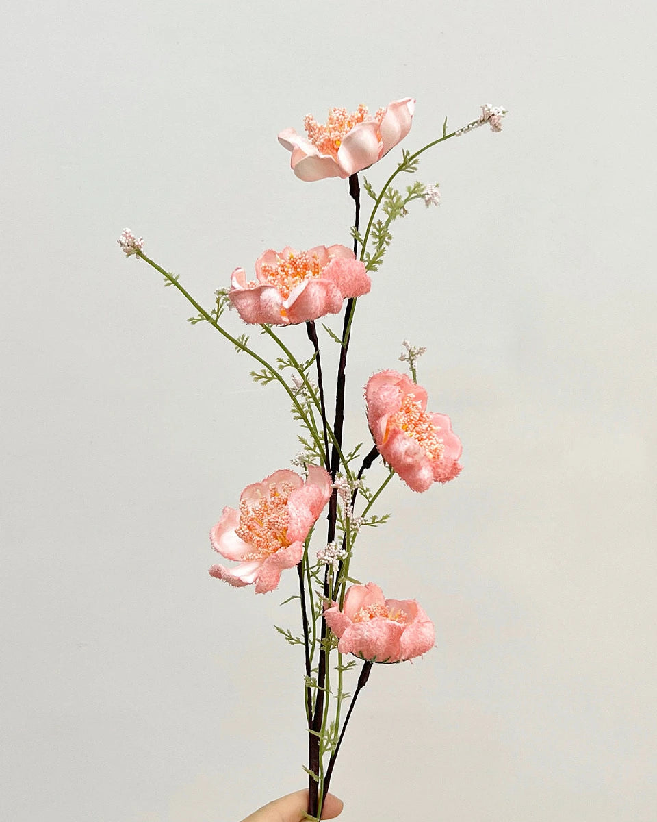 Realistic Artificial Azalea Flower Stem 23"
