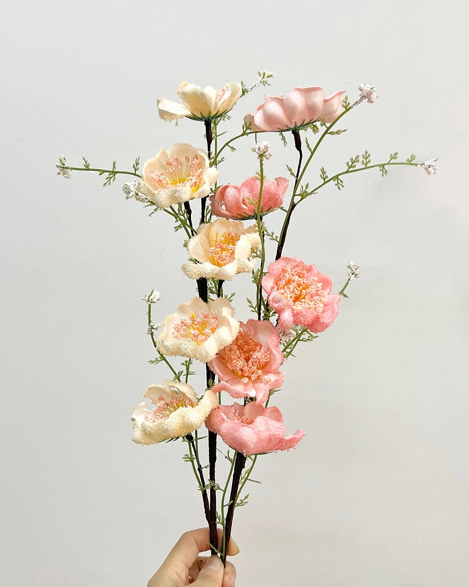 Realistic Artificial Azalea Flower Stem 23"