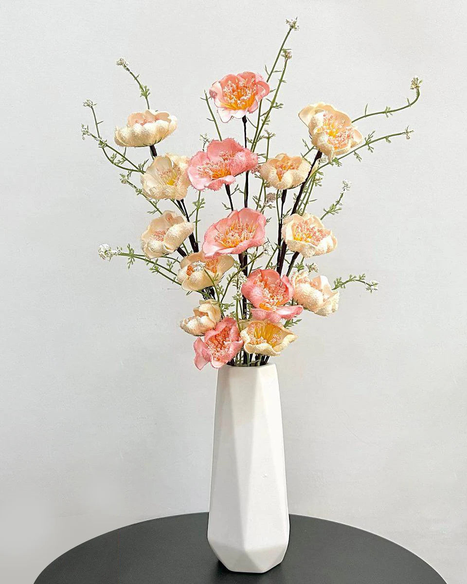 Realistic Artificial Azalea Flower Stem 23"