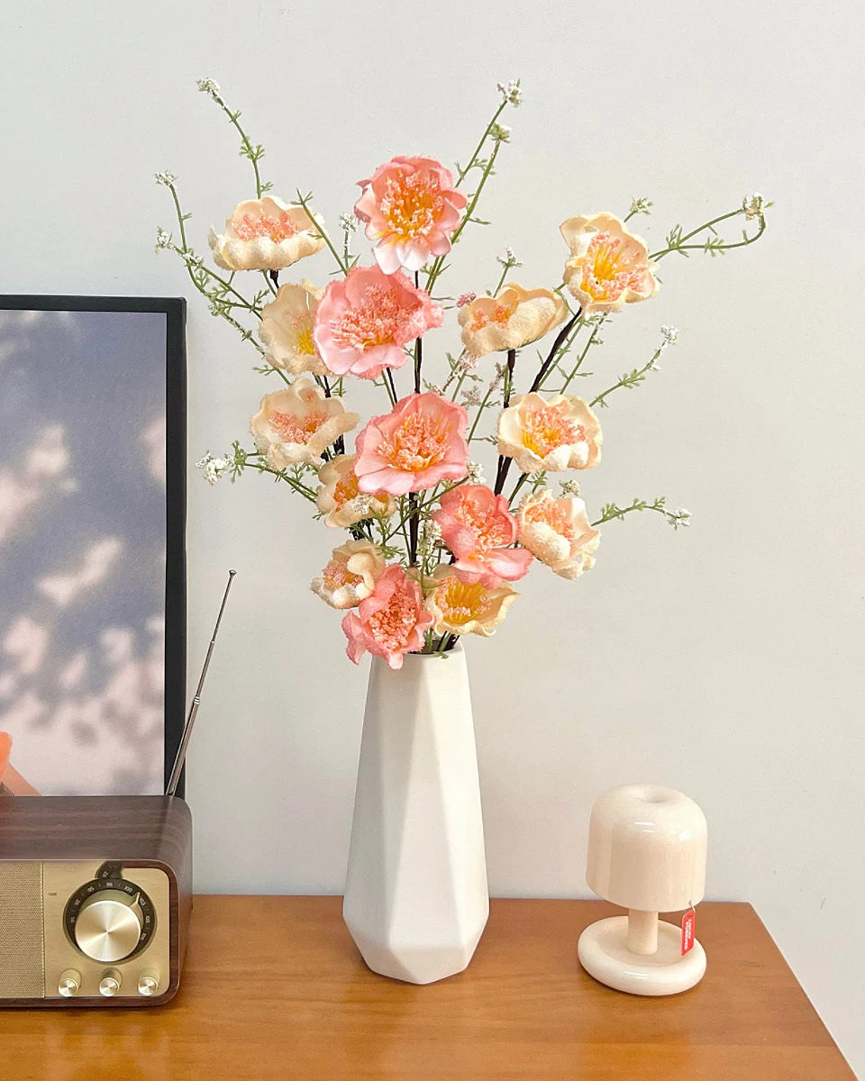 Realistic Artificial Azalea Flower Stem 23"
