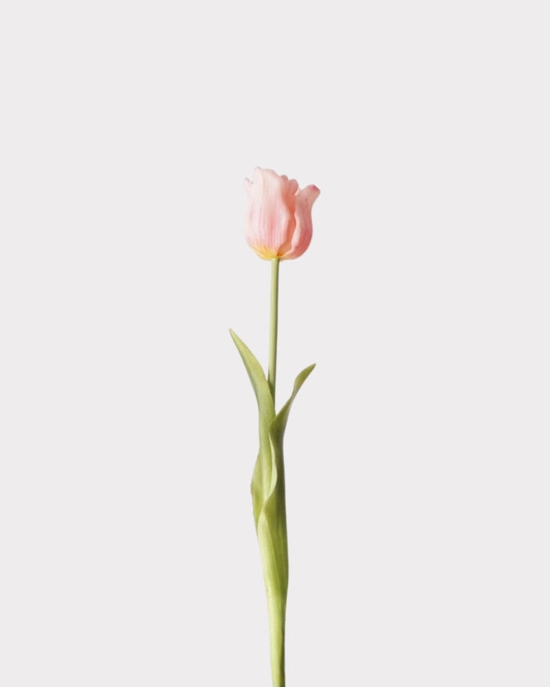 Soft-Touch Single Tulip Faux Flower - 18.1"