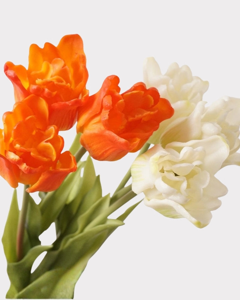 Soft-Touch Single Tulip Faux Flower - 18.1"