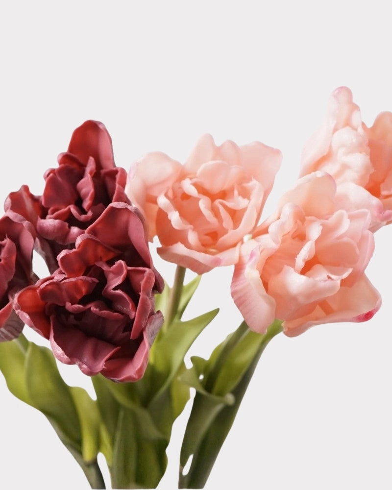 Soft-Touch Single Tulip Faux Flower - 18.1"