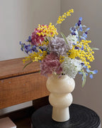 Spring Colorful Faux Flower Bouquet