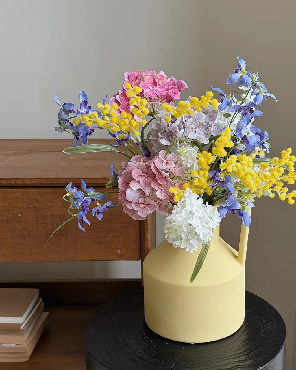 Spring Colorful Faux Flower Bouquet