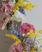 Spring Colorful Faux Flower Bouquet