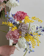 Spring Colorful Faux Flower Bouquet