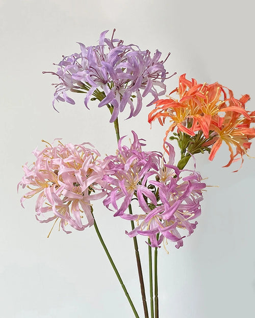 Star Moon Artificial Agapanthus 31"