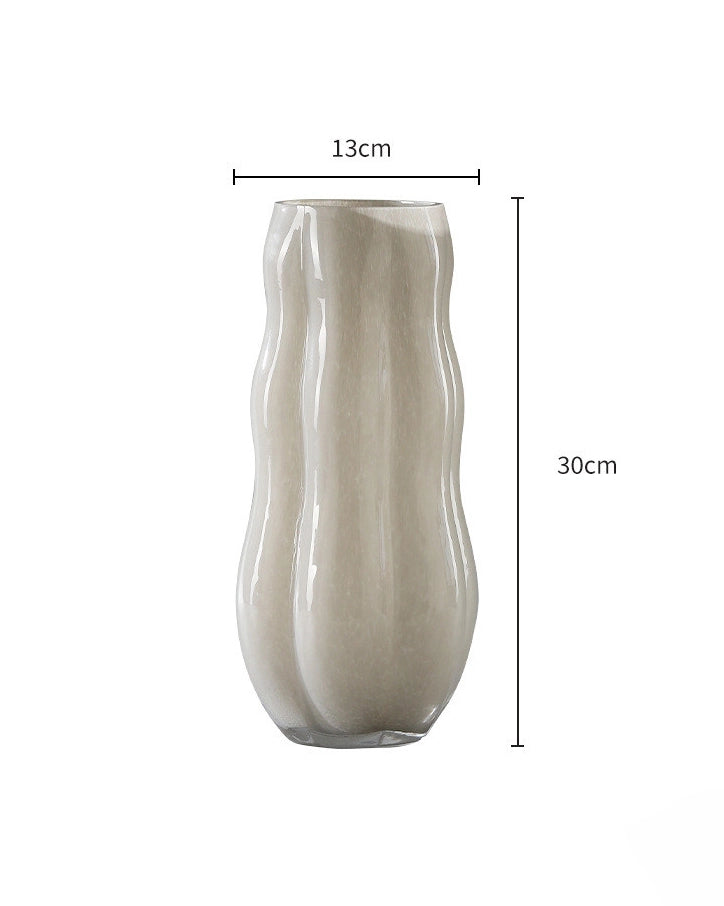 Stylish White Veined Vase