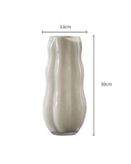 Stylish White Veined Vase