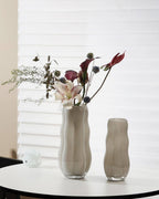 Stylish White Veined Vase