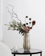 Stylish White Veined Vase