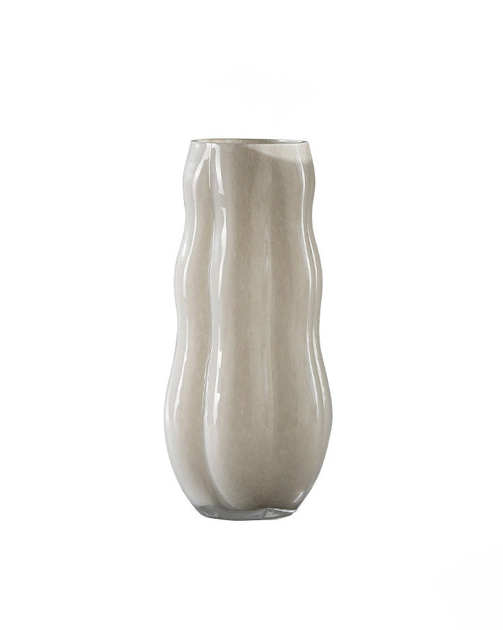Stylish White Veined Vase