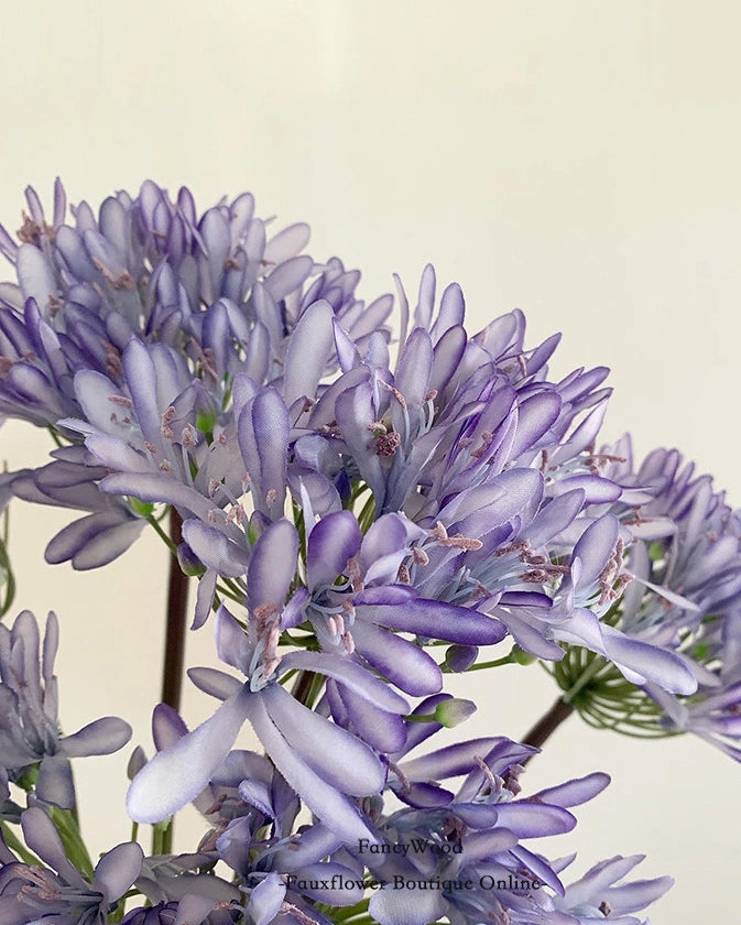 Tall Artificial Agapanthus Stem 25"