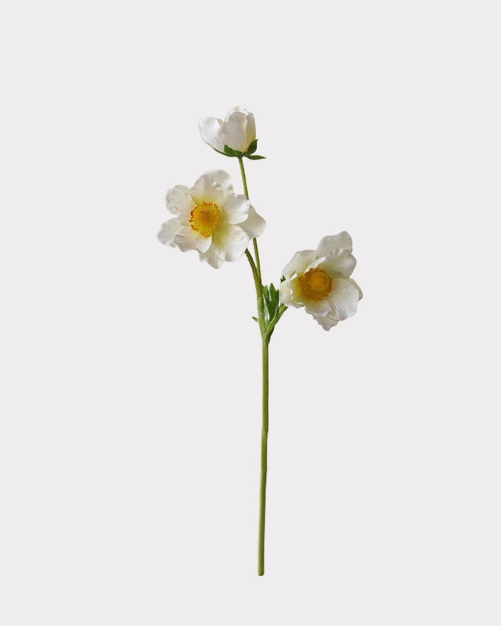 Three-Head Artificial Anemone Stem 18"