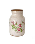 Vintage Forest Crackle Glaze Ceramic Vase