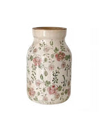 Vintage Forest Crackle Glaze Ceramic Vase