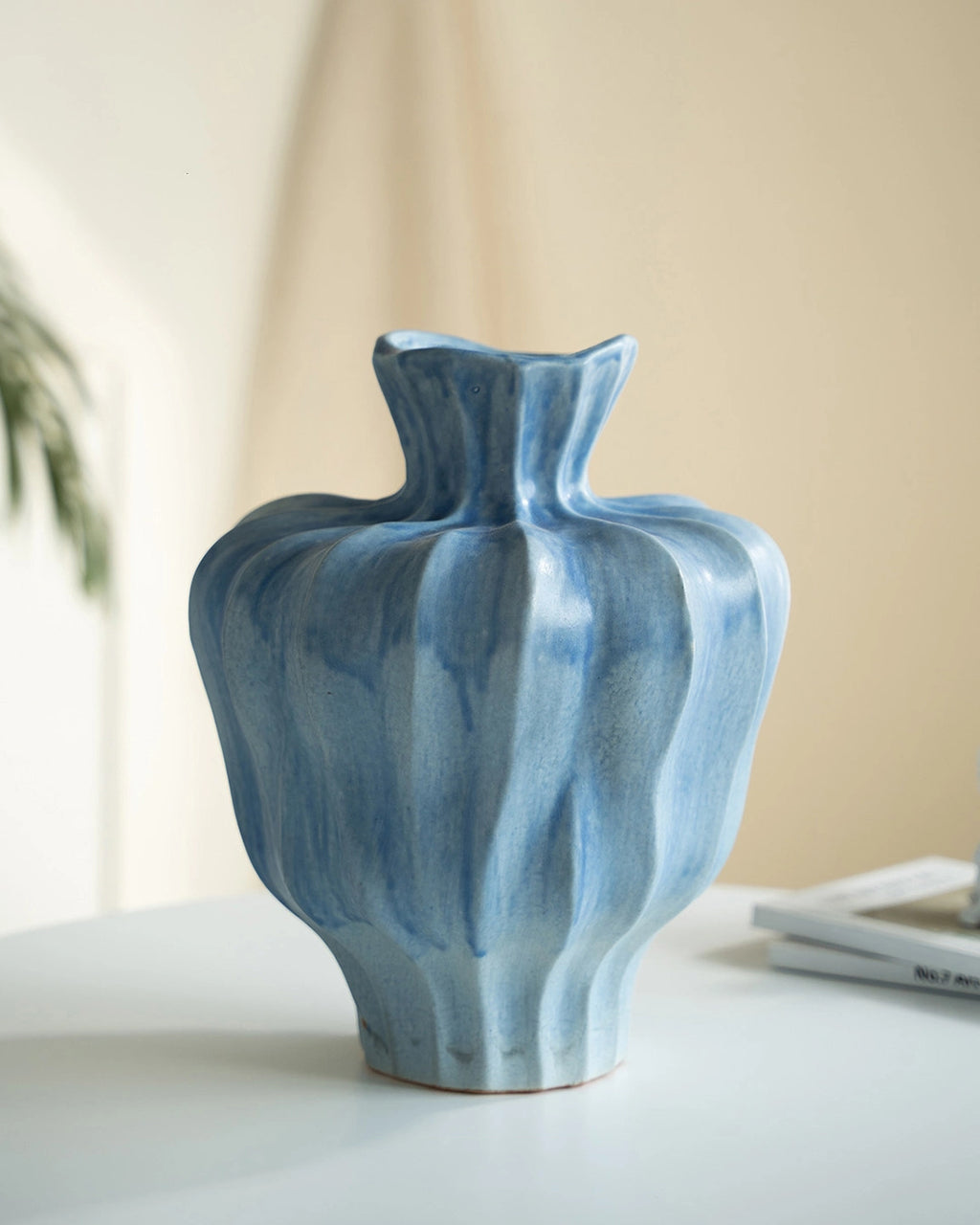 Vintage Minimalist Ceramic Vase 12"