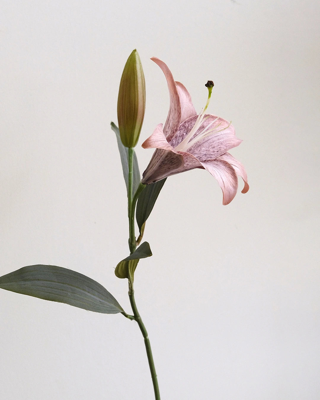 Vintage Tone Artificial Lily 2 Stems 19"