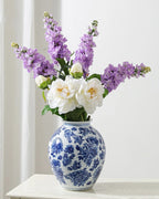 Violet Faux Flower in Purple - 31"
