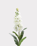 Violet Faux Flower in White - 31"