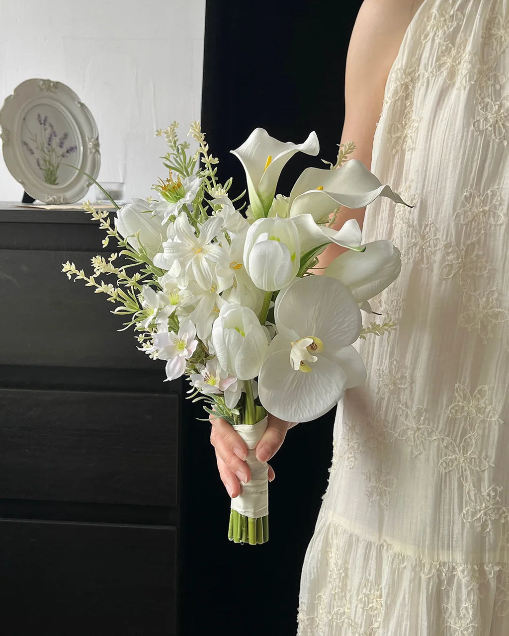 White Calla Lily Bridal Bouquet