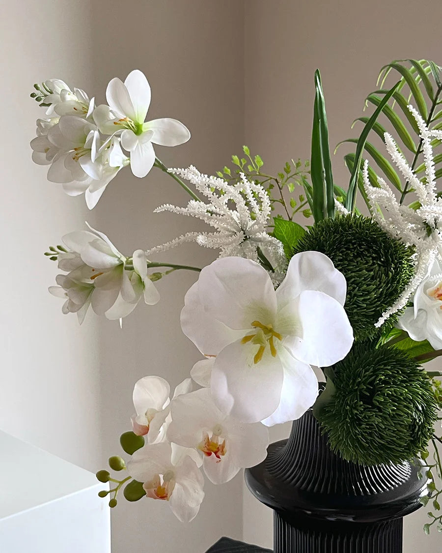 White & Green Floral Set Arrangement