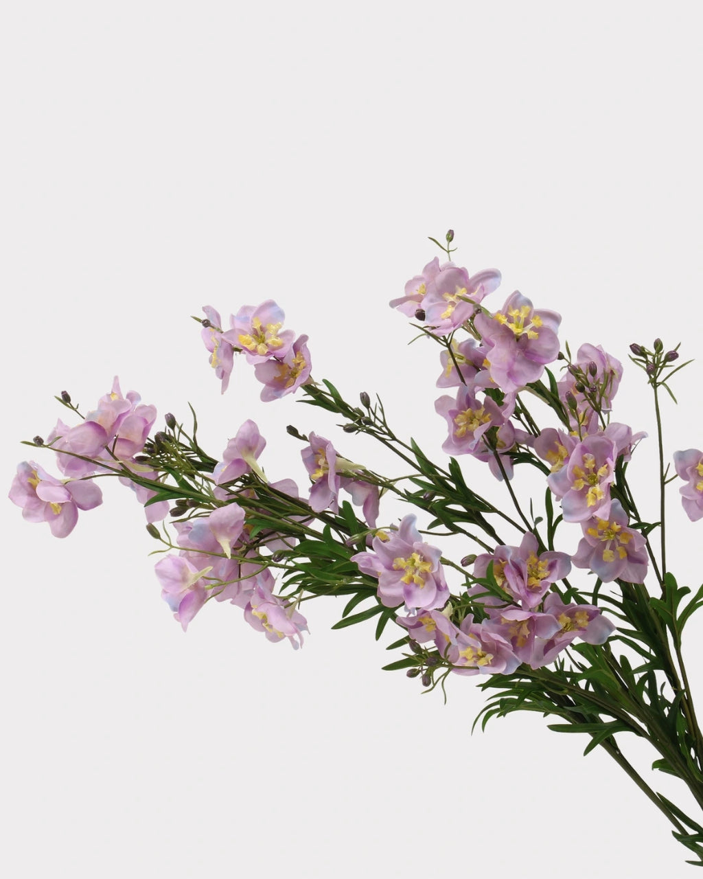 Wild Delphinium Faux Flower in Pink - 29.5"