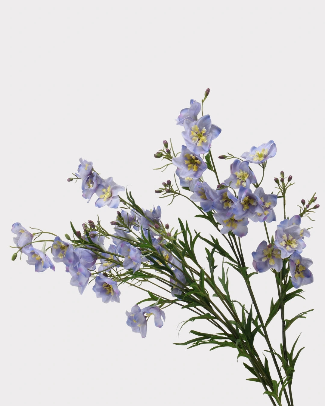 Wild Delphinium Faux Flower in Purple - 29.5"