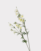 Wild Delphinium Faux Flower in White - 29.5"