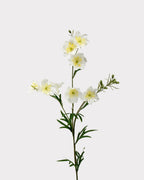 Wild Delphinium Faux Flower in White - 29.5"